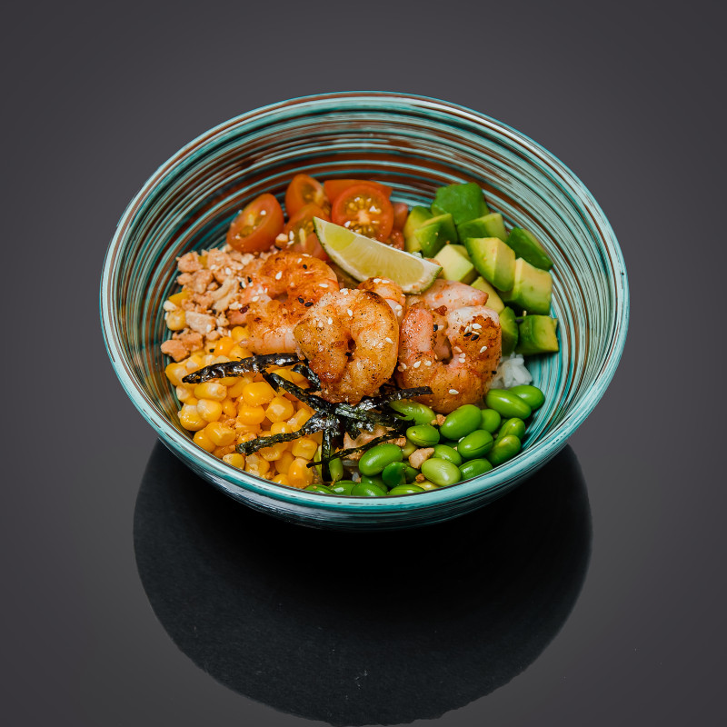 Поке с креветками